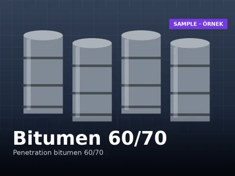 Bitumen 60/70 penetration grade — drums and bulk