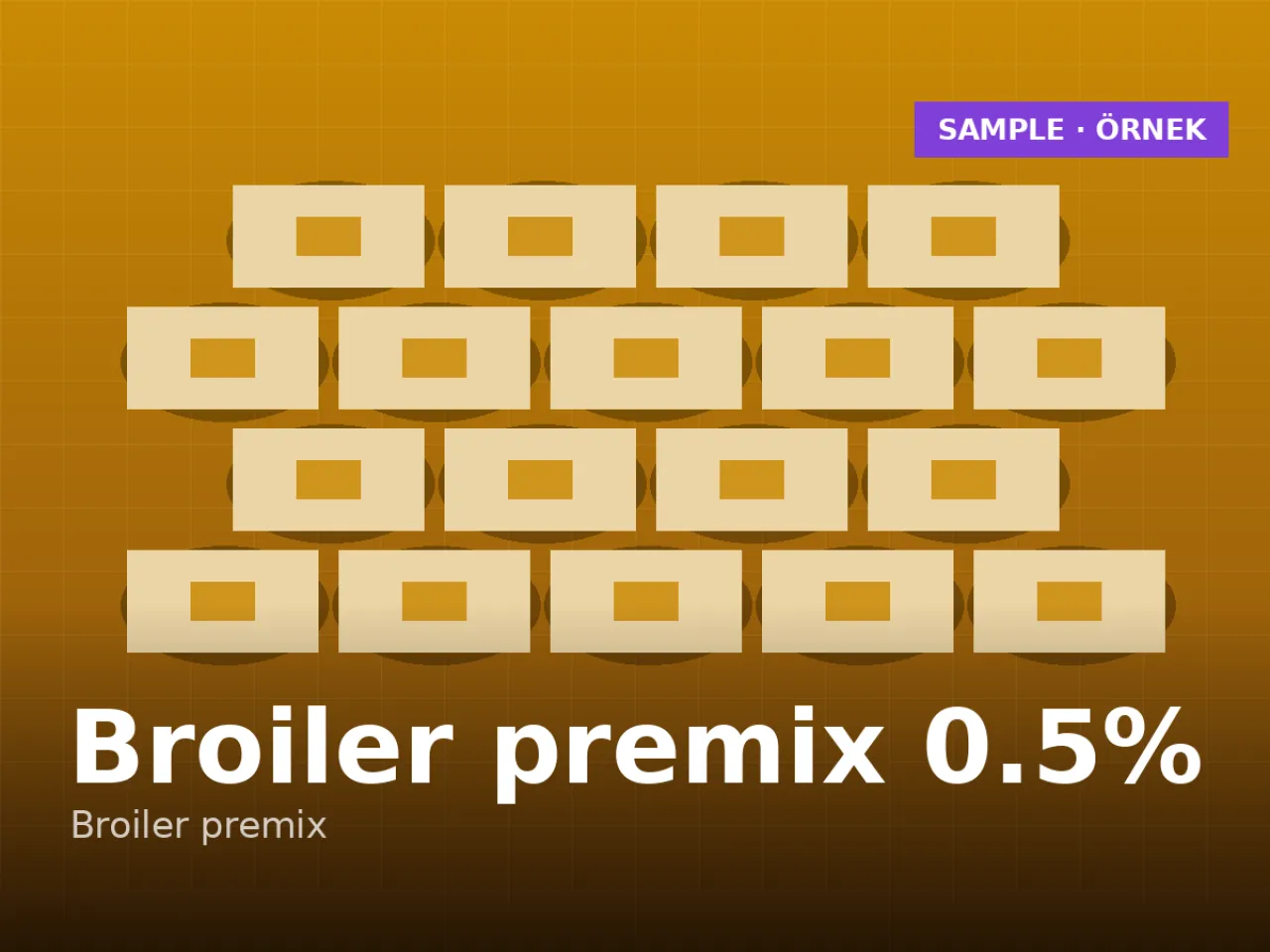 Broyler vitamin-mineral premiksi %0,5 katım — özel formül