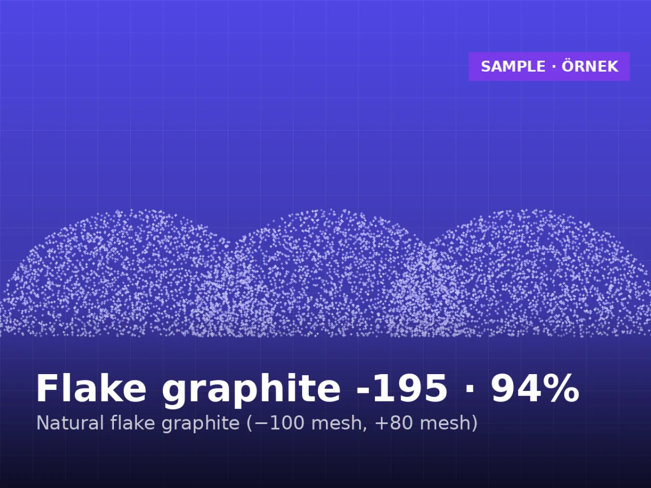 Natural flake graphite -195, 94–95% C