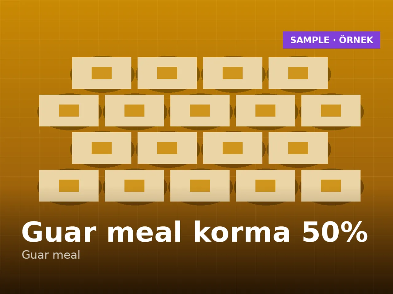 Guar unu (korma) %50 protein — yem