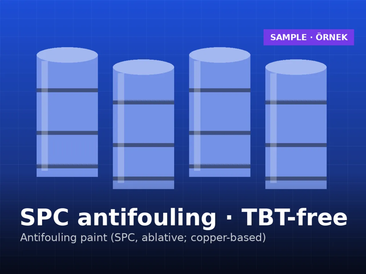TBT içermeyen kendini parlatan (SPC) antifouling